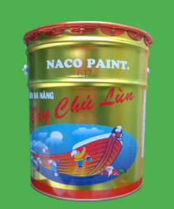 SƠN SẮT MẠ KẼM NACO BẢY CHÚ LÙN_AC617 MÀU XANH LÁ
