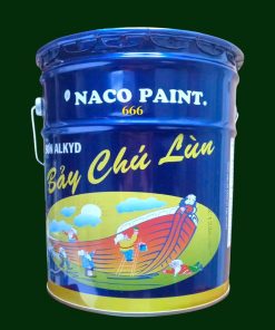 SƠN DẦU ALKYD NACO BẢY CHÚ LÙN_NC666 MÀU XANH KÉT