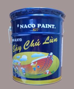 SƠN DẦU ALKYD NACO BẢY CHÚ LÙN_NC827 MÀU XINGFA XÁM