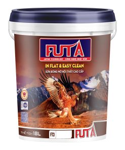 SƠN NỘI THẤT FUTA 18L_BÓNG MỜ LAU CHÙI HIỆU QUẢ_FT3