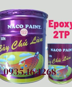 SƠN EPOXY 2 TP NACO BẢY CHÚ LÙN_MÀU XÁM GHI 122