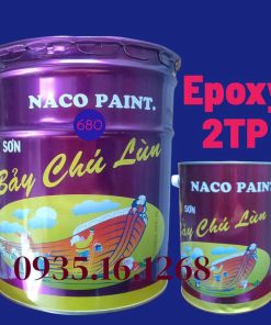 SƠN EPOXY 2 TP NACO BẢY CHÚ LÙN_EX680 MÀU XANH DƯƠNG ĐẬM